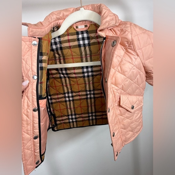 BURBERRY kids SALMON COLOR TODDLER JACKET✨ - Picture 8 of 13